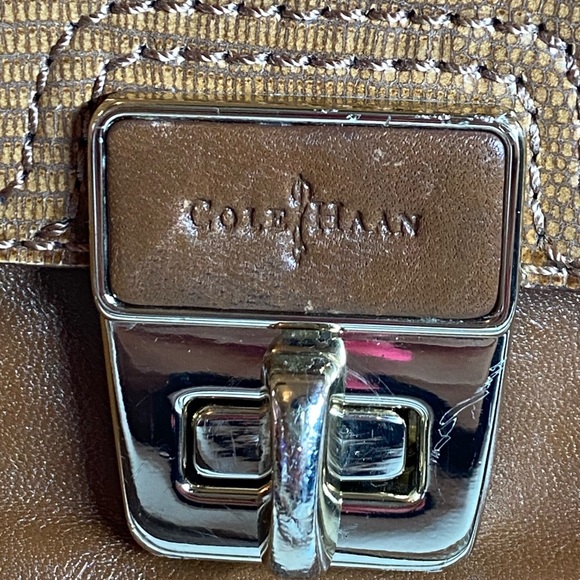 Cole Haan Brown leather big purse with long strap - Picture 3 of 8